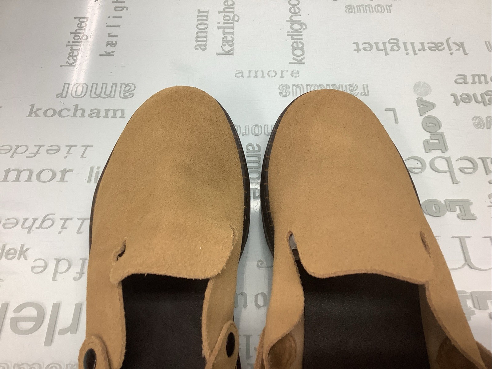 Dr. Martens Carlson Camel Suede Slingback Clogs Mule Women’s Size 9/ M 8(EU41)