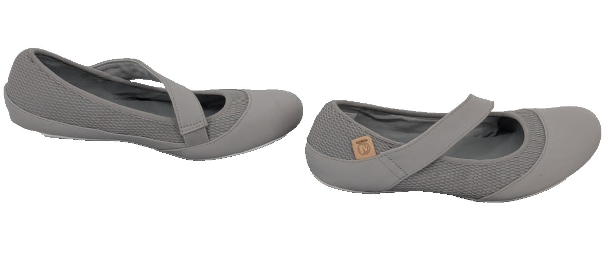 MERRELL Womens Mesh Shoes SIZE 5.5 Gray 2270196 Mary Jane Lightweight Great