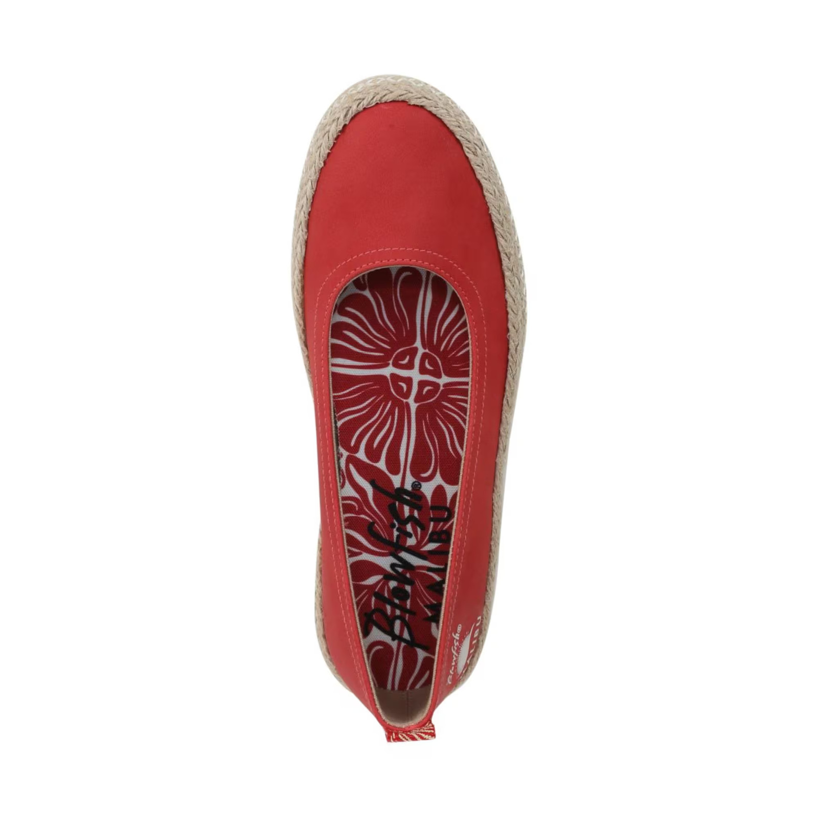 Blowfish Malibu Benita Ballerina Skimmer Shoes Bright Multi Woven Fabric