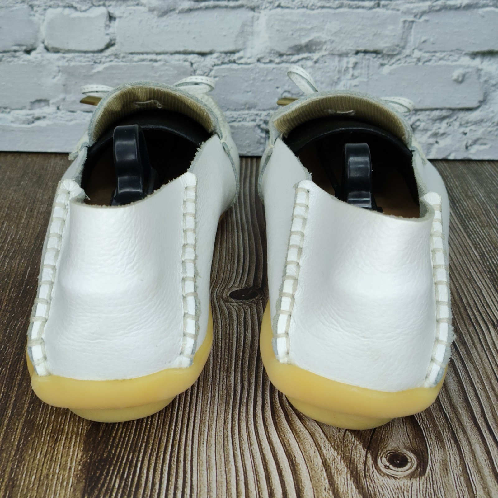 Venus Celia Clean White Leather Comfort Women’s Packable Loafer EU 40 | US 8.5