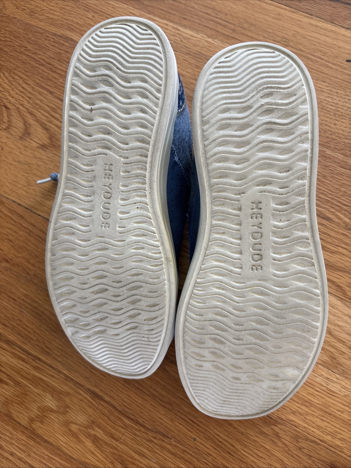 Hey Dude Karina Textured Boho Blue Women’s 8 Excellent Condition