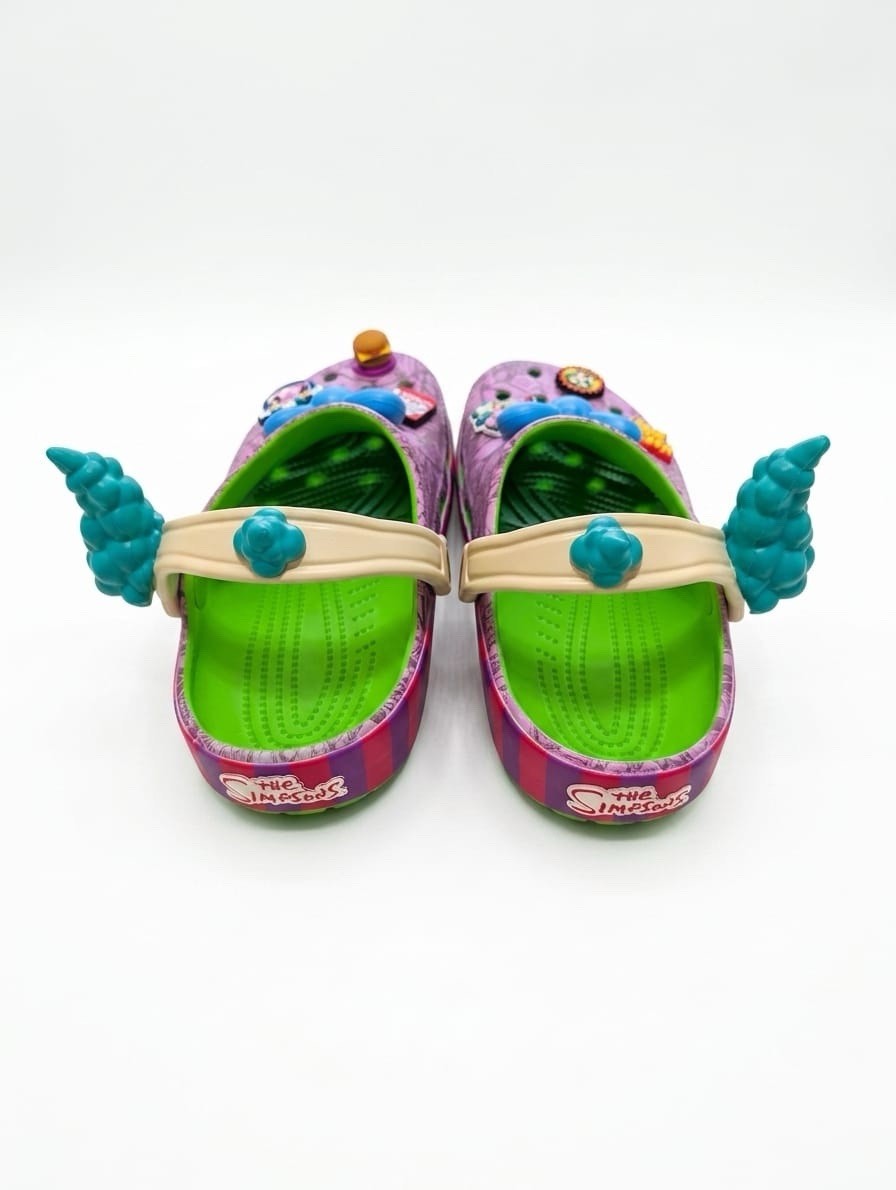Crocs Classic Clog The Simpsons Unisex Kids Purple/Green US 6 Closed Toe