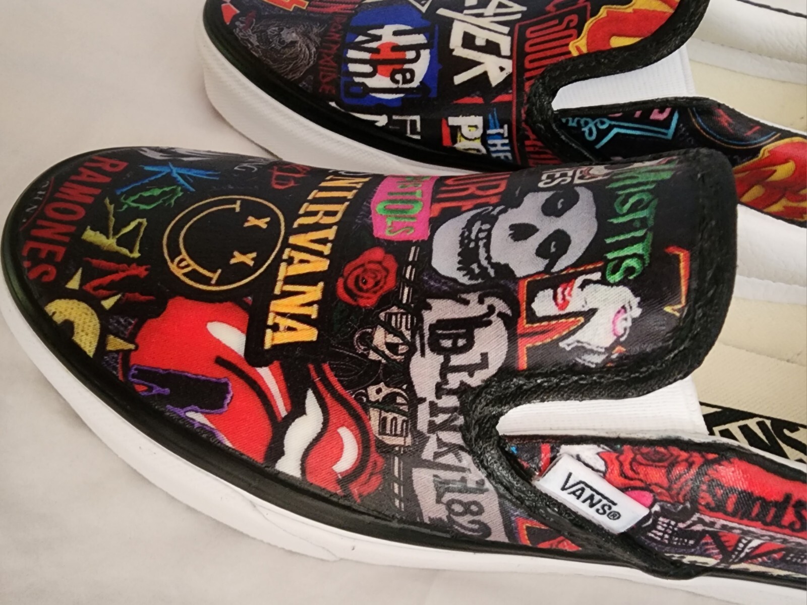 VANS Shoes 80’s 90’s bands classics Hand Detailed Women’s ANY size available