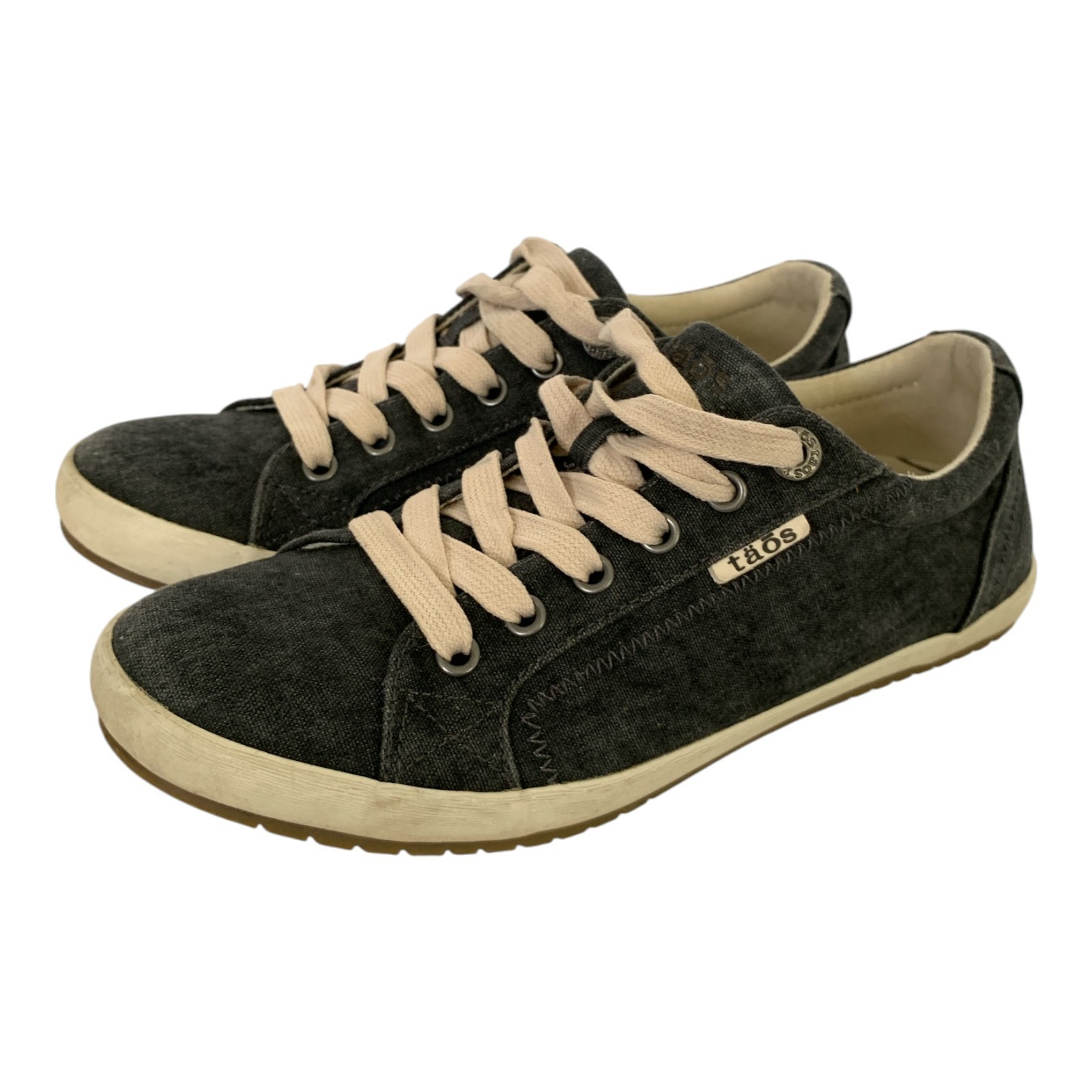 TAOS Star Charcoal Wash Canvas Comfort Walk Shoes Women’s Size 8