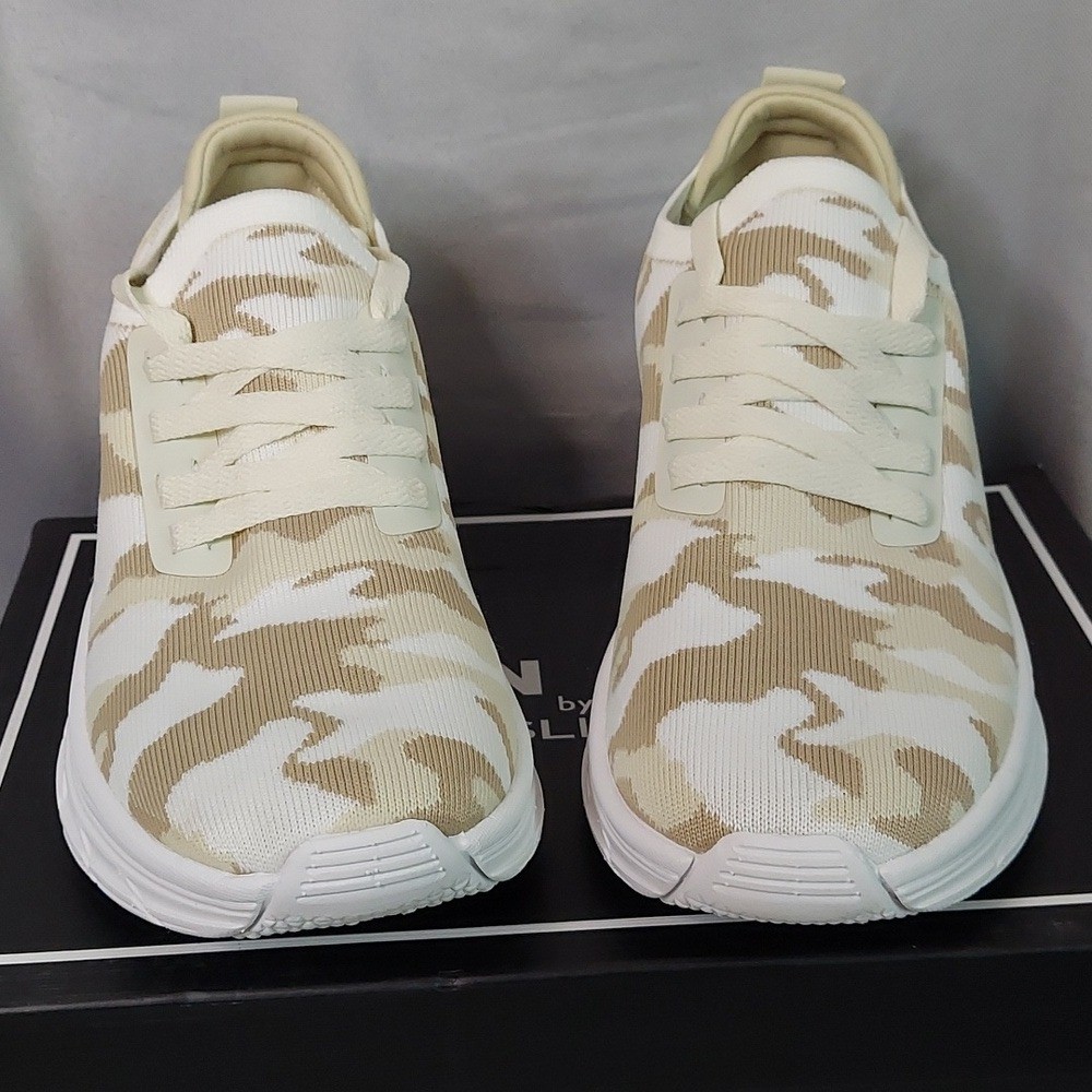 Urban Sports “Hattie” Shoes By J/Slides, Size 8 Wide, Camo Beige, White, NEW!