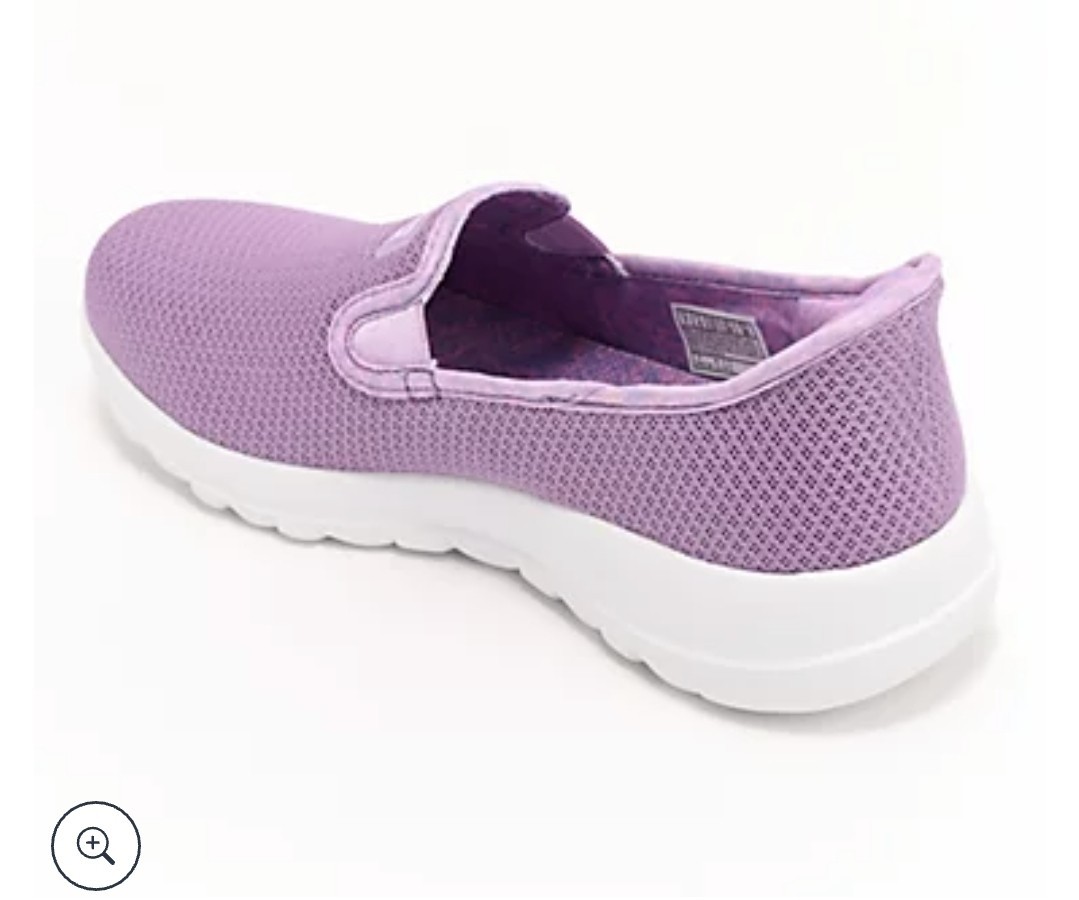 Skechers Hands Free Slip-ins Women’s Purple/White Mesh Slip-On Shoes Size 9