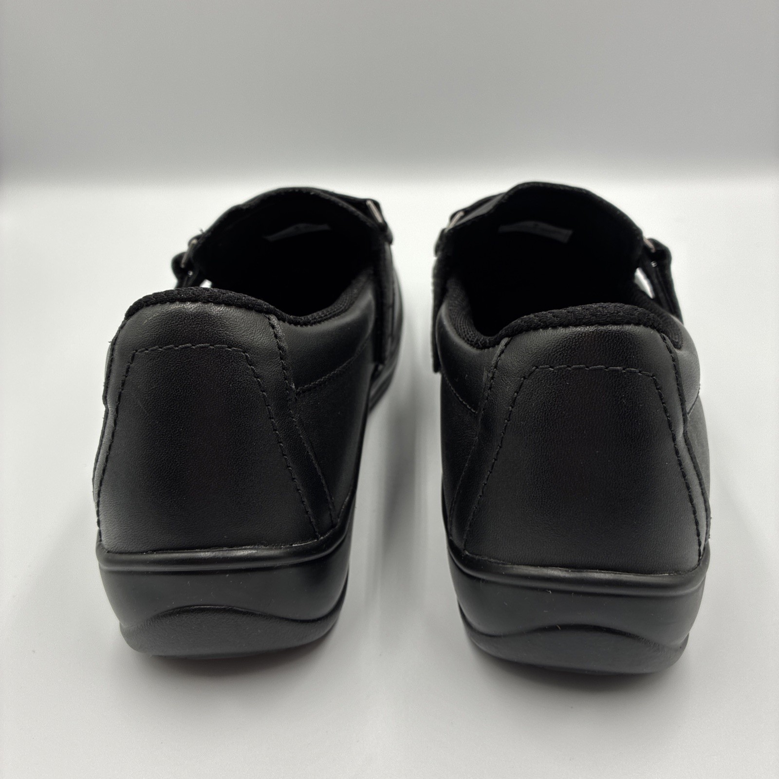 ORTHOFEET Women’s Shoes Chelsea 817 Black Leather Loafer Size 8 EE ExtraWide NEW