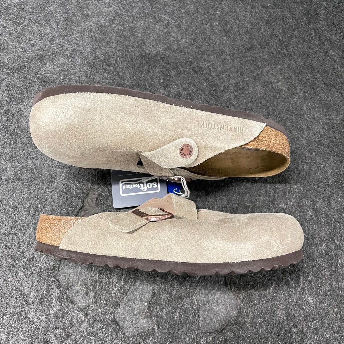 BIRKENSTOCK Boston Soft Footbed Clogs Unisex Size M4/W6 Taupe 0560771