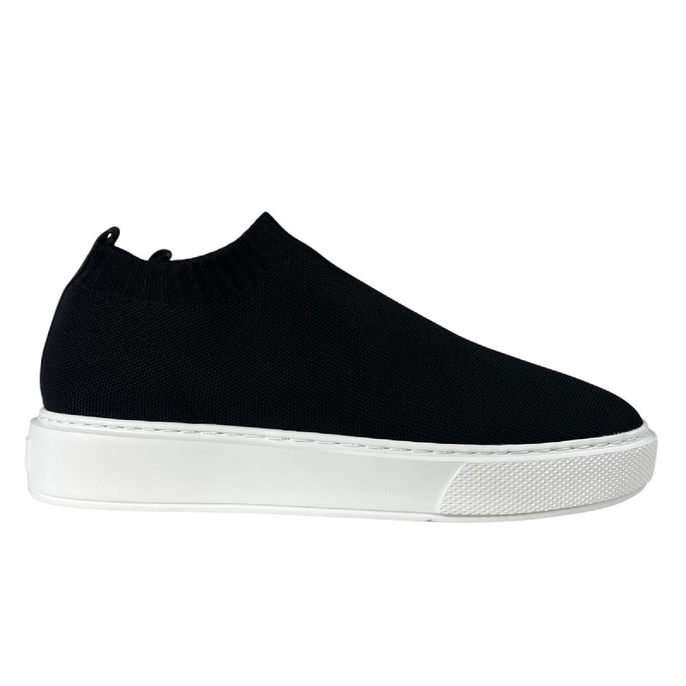 Minimalist Vibe Capsule JSlides Knit Slip On Shoes Black Athleisure Comfort 11