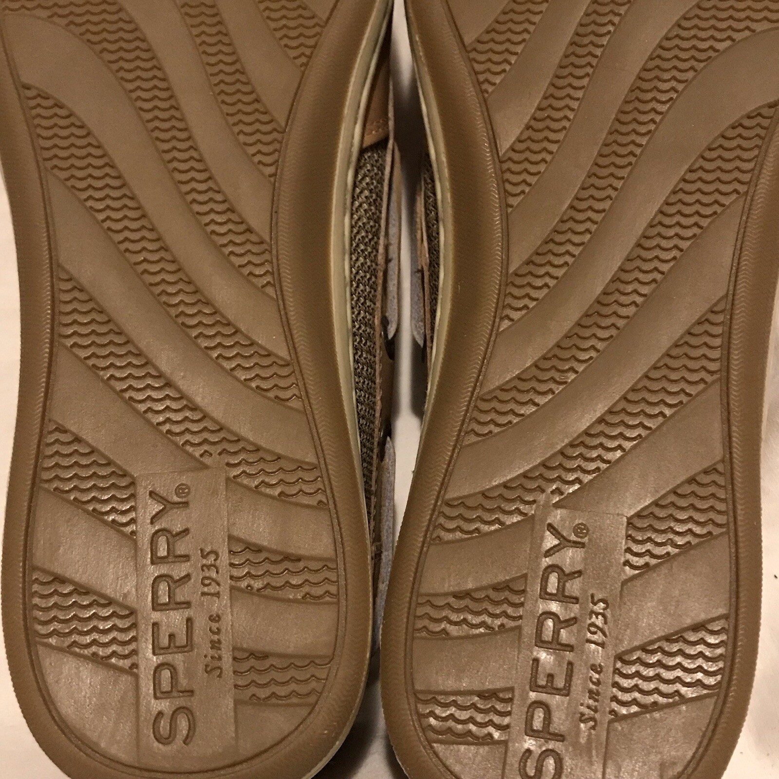 NEW SPERRY Top Sider Women’s Size 6 M Koifish 2 Eye Boat Shoes Linen/Oat 95589