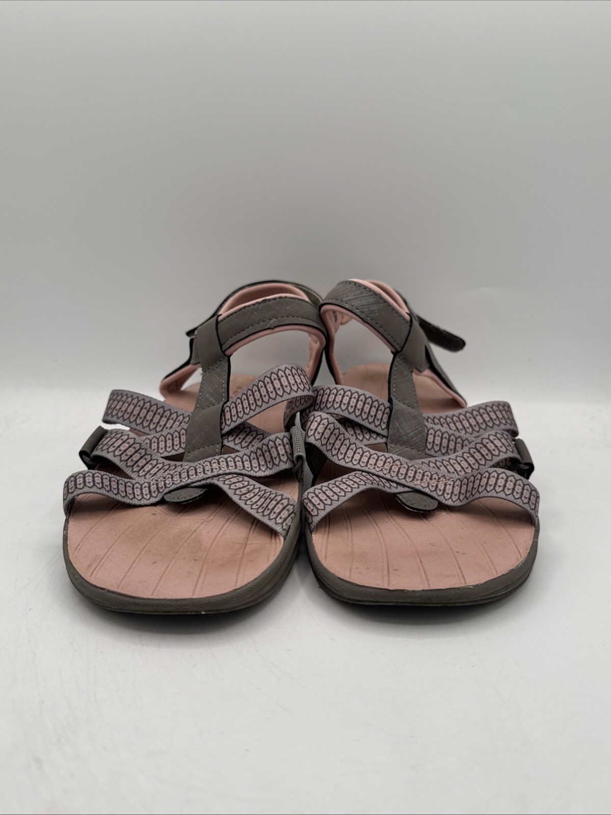 Jsport by Jambu Water Ready Sandal Shoe Womens Size 9M Gray/Pink