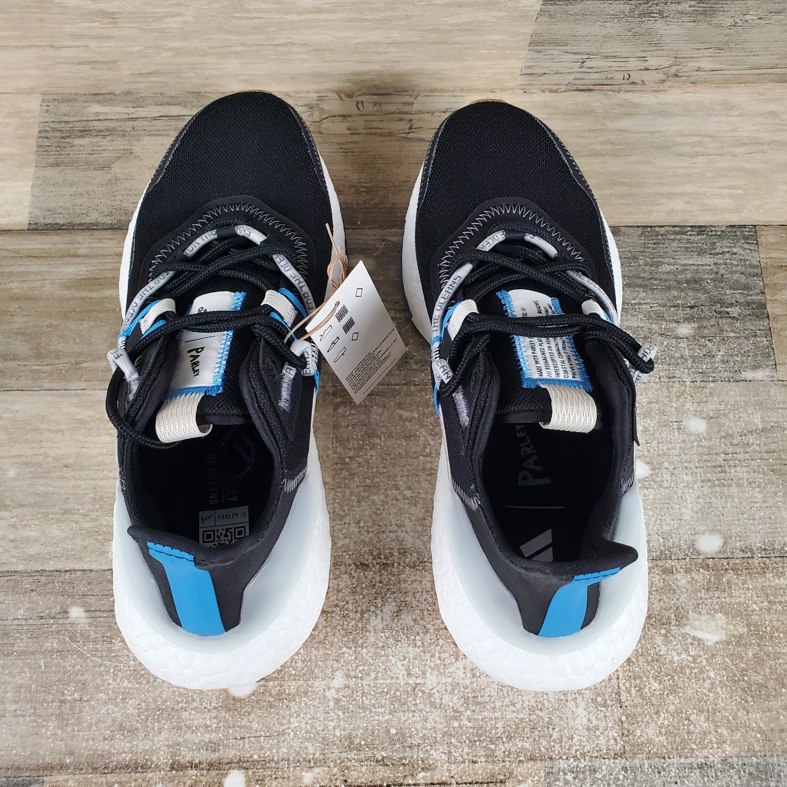 Adidas Ultraboost 22 X Parley Womens Shoes Sz 6.5 Black Lace Up Low Top Sneakers
