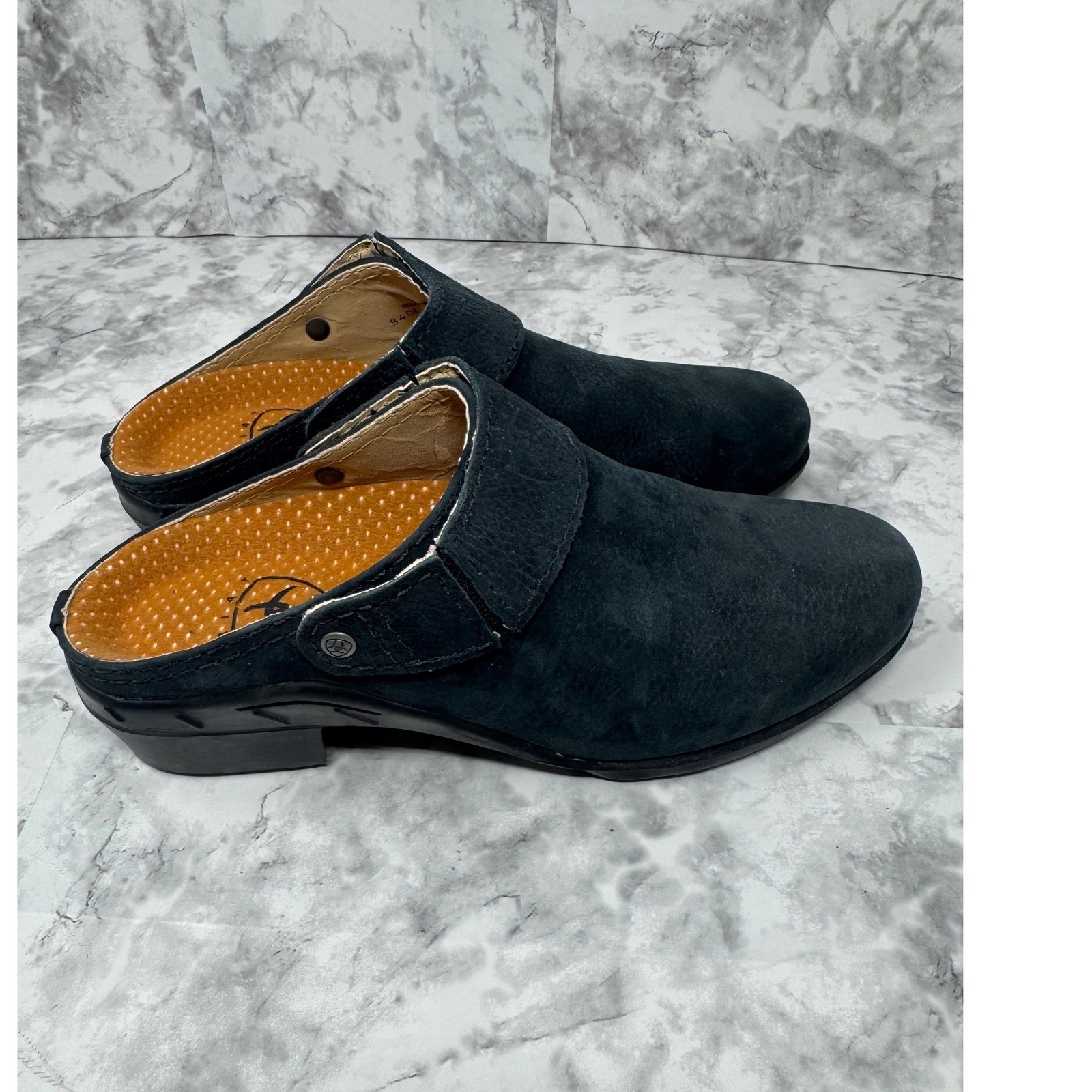 Ariat Womens Western 🦋Convertible Leather Clogs boho Mule Slingback Shoes