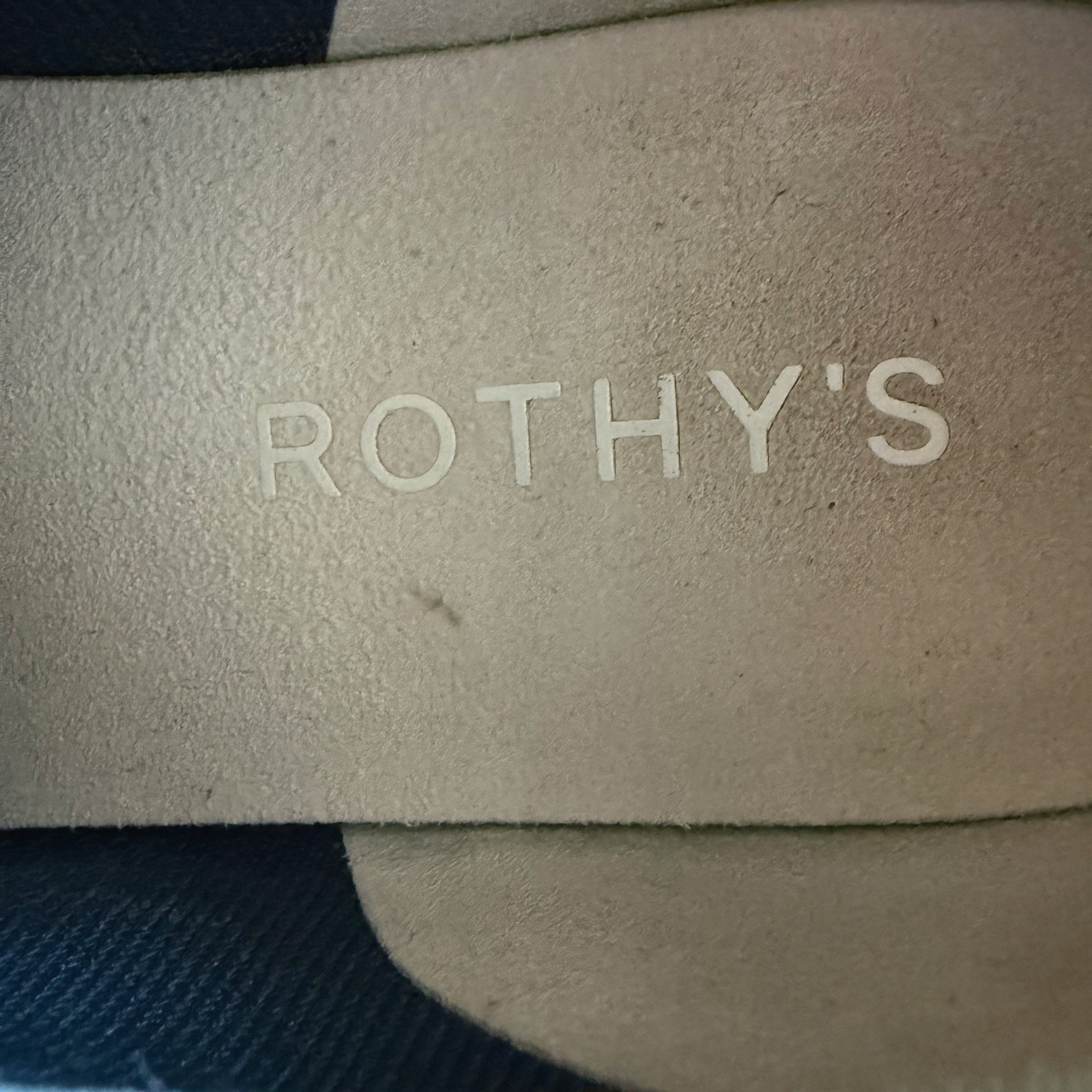 Rothy’s RS02 Sustainable Knit Unisex Comfort Travel Navy Sneakers men 8 wmn 9.5