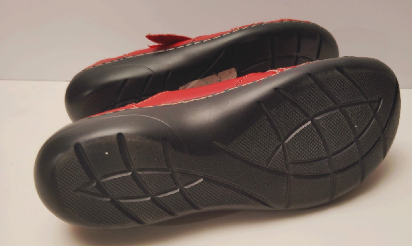 Irrefour Women’s Comfort Leather Red Loafers Shoes Size 6 EU37 UK4