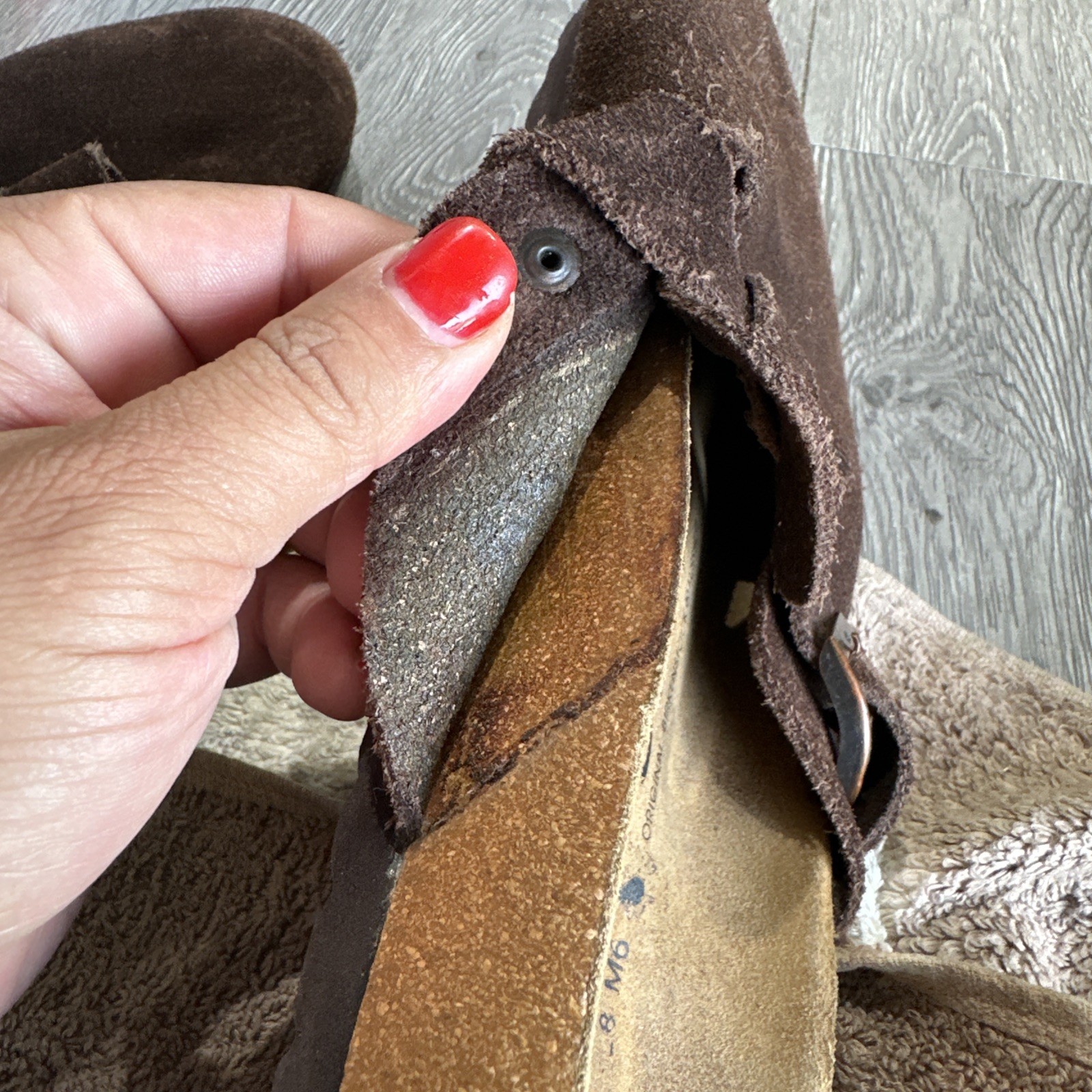 Betula By Birkenstock Shoes Mens 6 Womens 8 Boston Casual Mule Clogs Brown Suede
