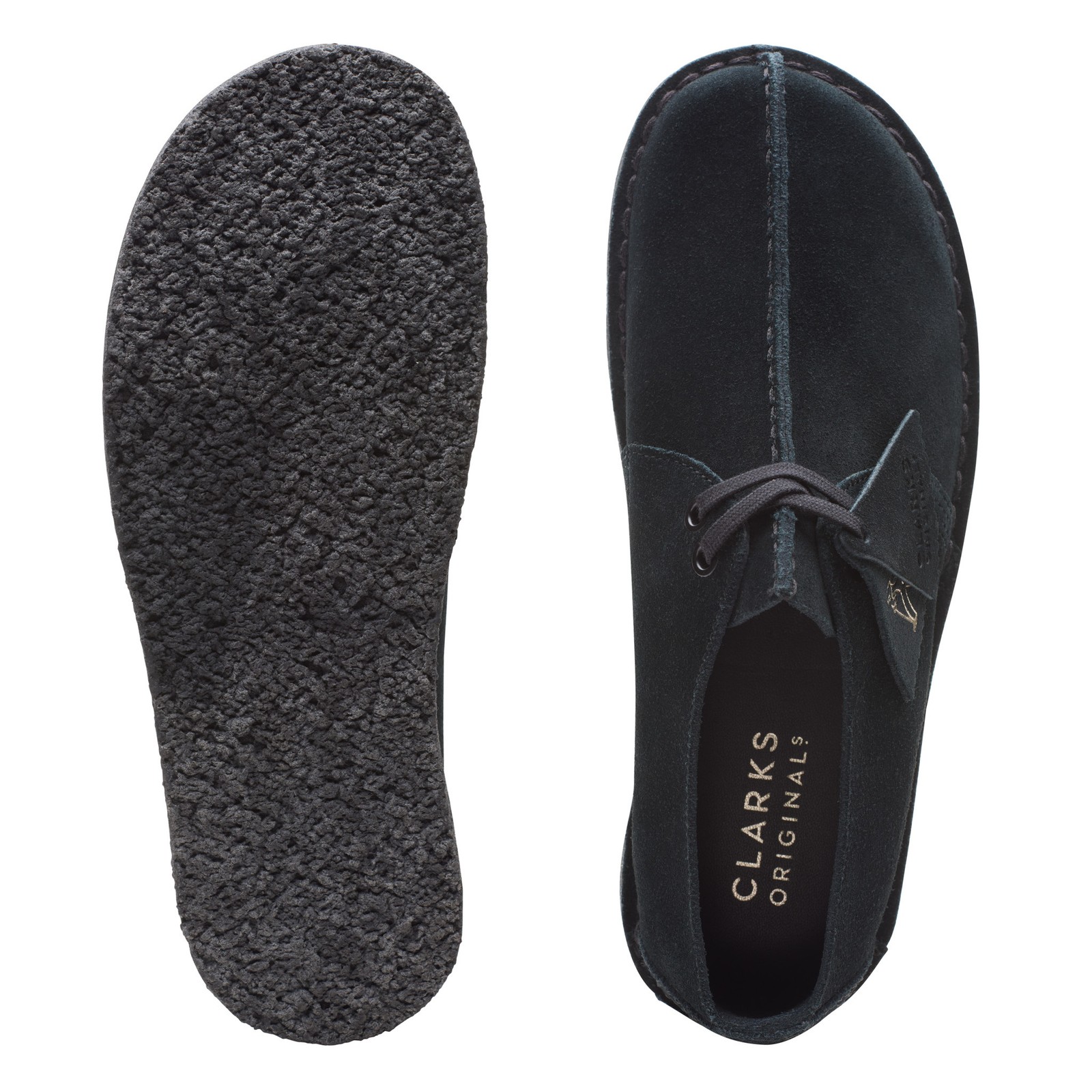 Clarks Women’s Desert Trek Black Suede 26165566