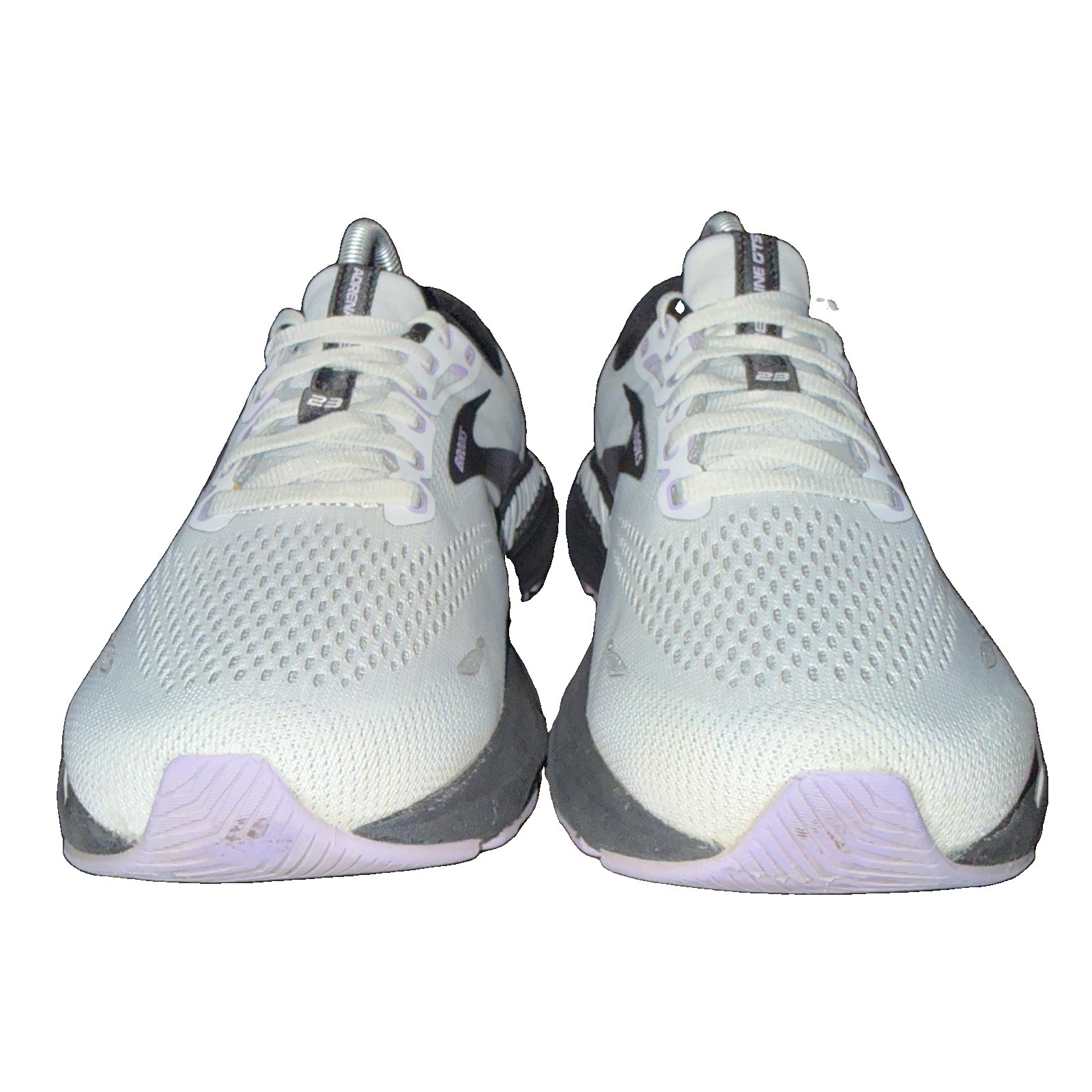Brooks Adrenaline GTS 23 Women 7.5 2E Extra Wide Running Shoes Gray Black Purple