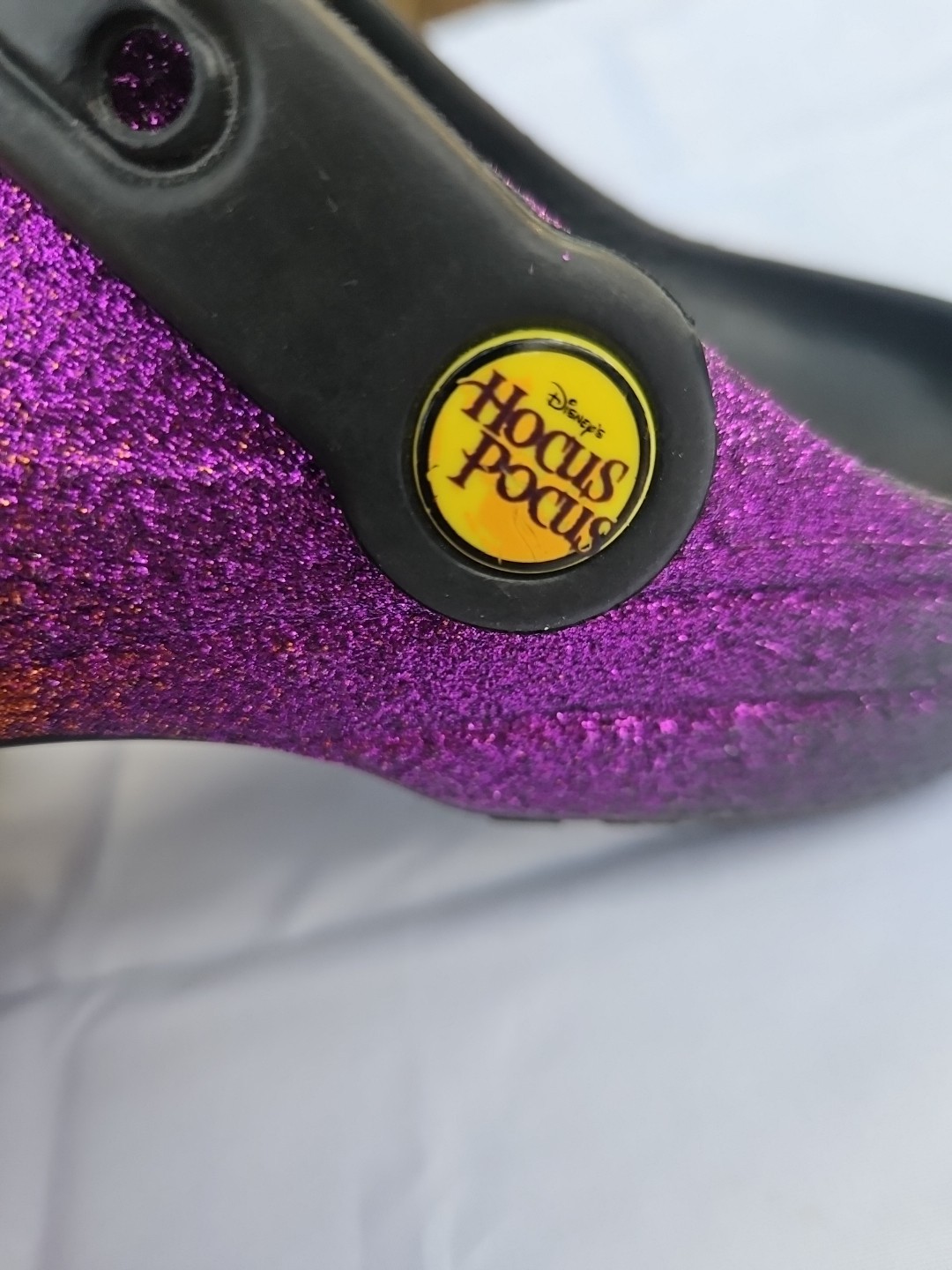 CROCS DISNEY HOCUS POCUS Glitter Classic Halloween Clogs Jibbitz M4 W6