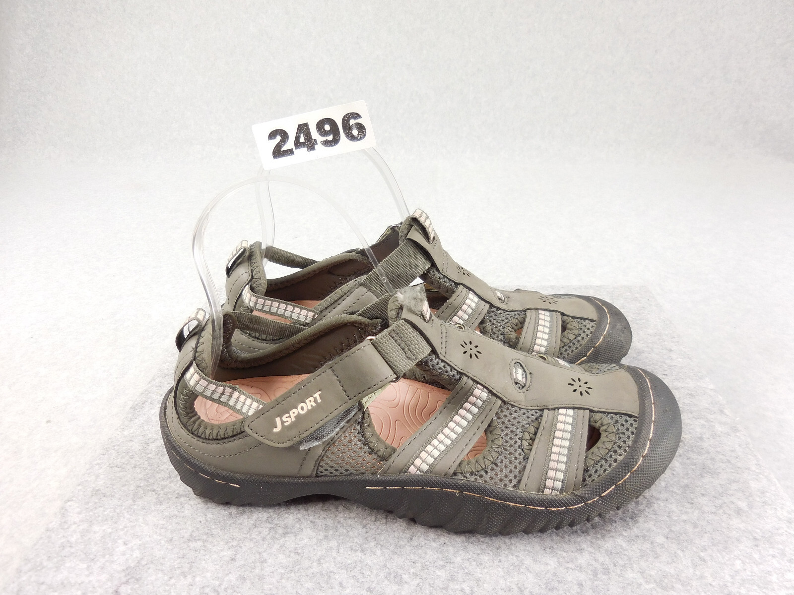 JSport by Jambu Regatta Shoes Women 7M Gray Vegan Slip Resistant Water Flats