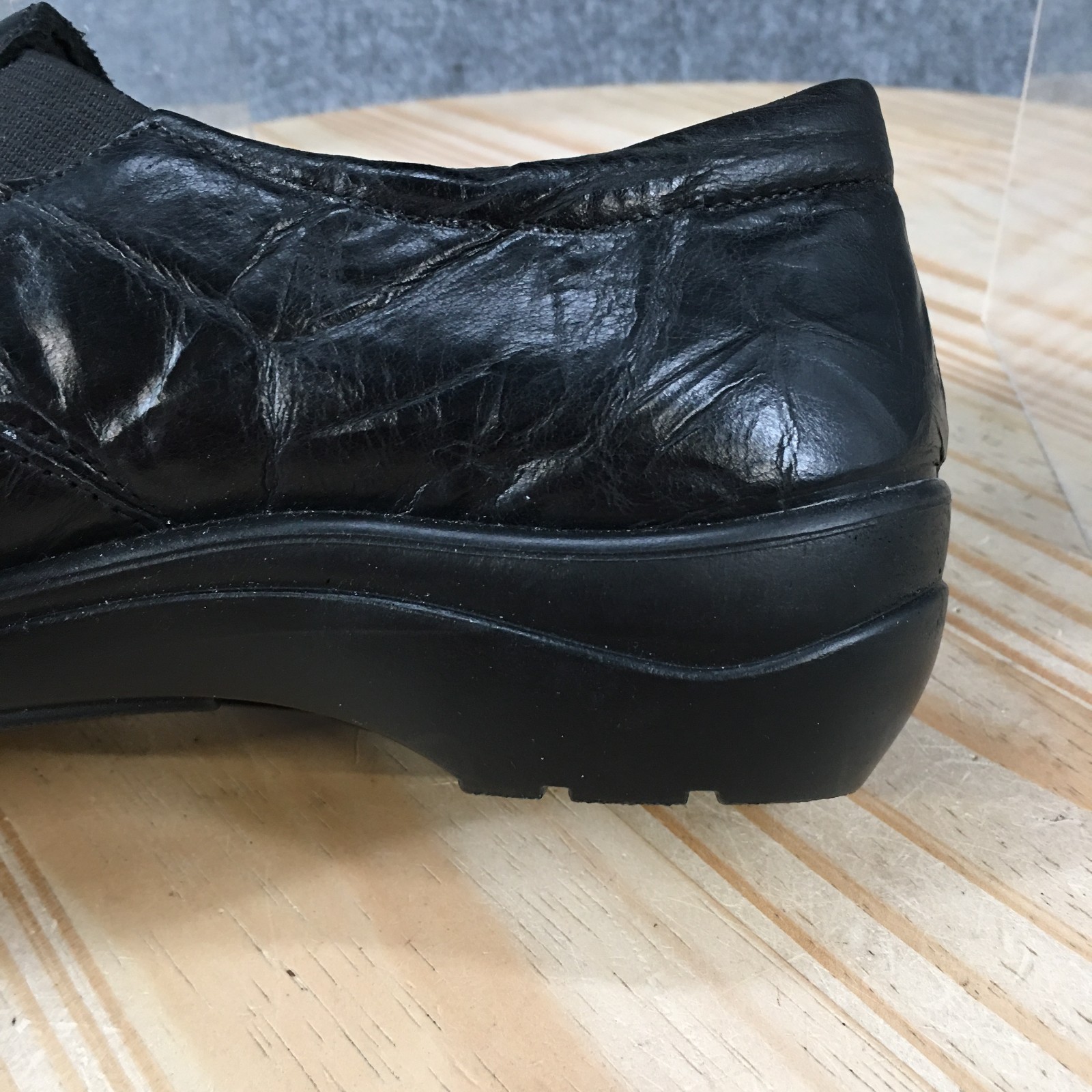 Romika Cassie 24 Shoes Womens 37 Loafer Slip On Casual Comfort Low Top Black NEW