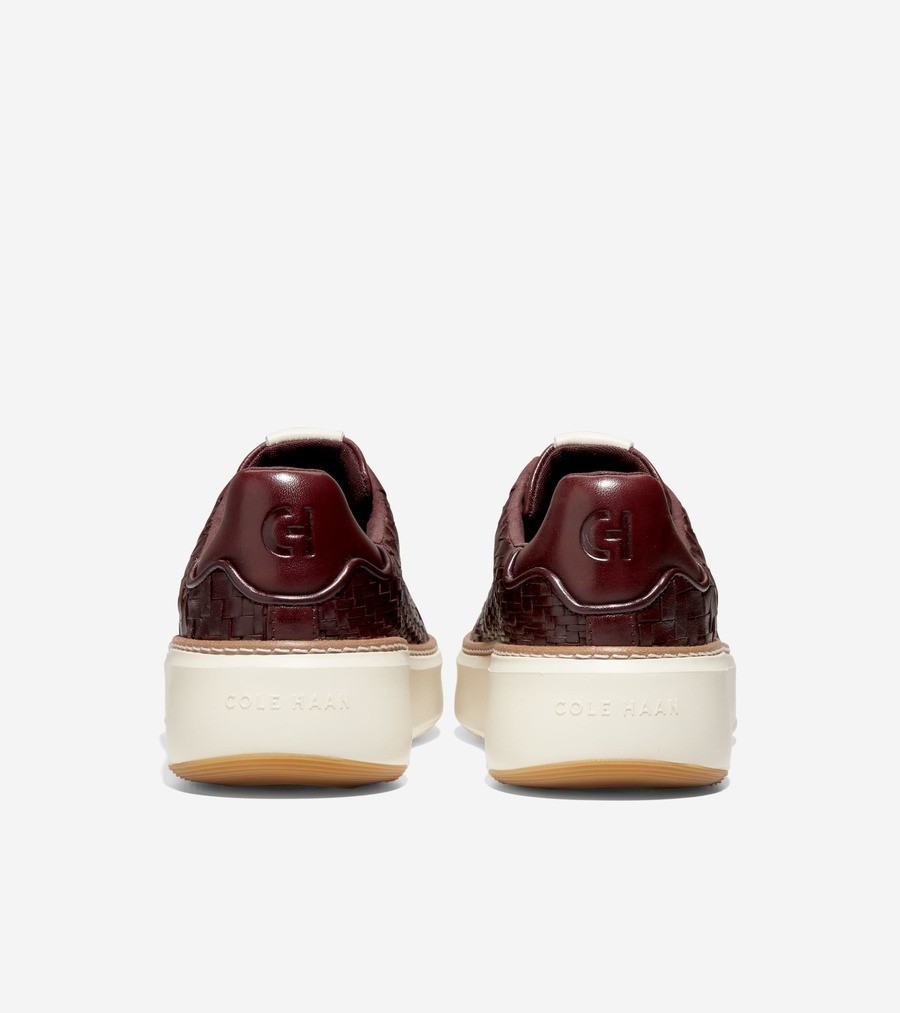 COLE HAAN WOMEN’S GRANDPRO TOPSPIN SNEAKER Bloodstone Genevieve, W29211, 10 C