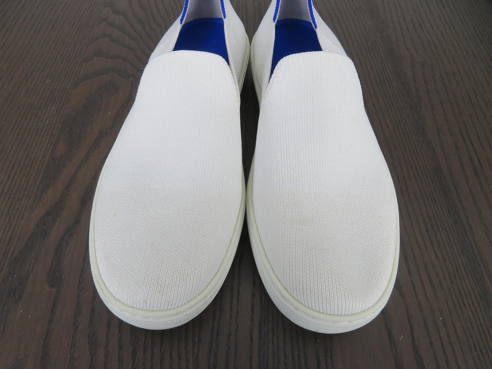 Rothy’s The Original Slip On Sneaker Womens 7 Shoes White Knit Casual Comfort