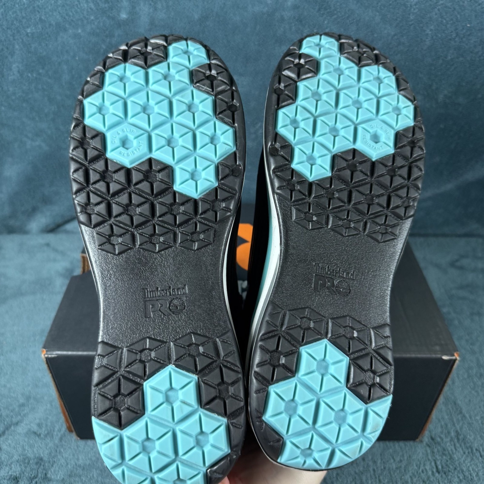 Timberland PRO Drivetrain Composite Safety Toe Black/Turquoise Women’s Size 7.5