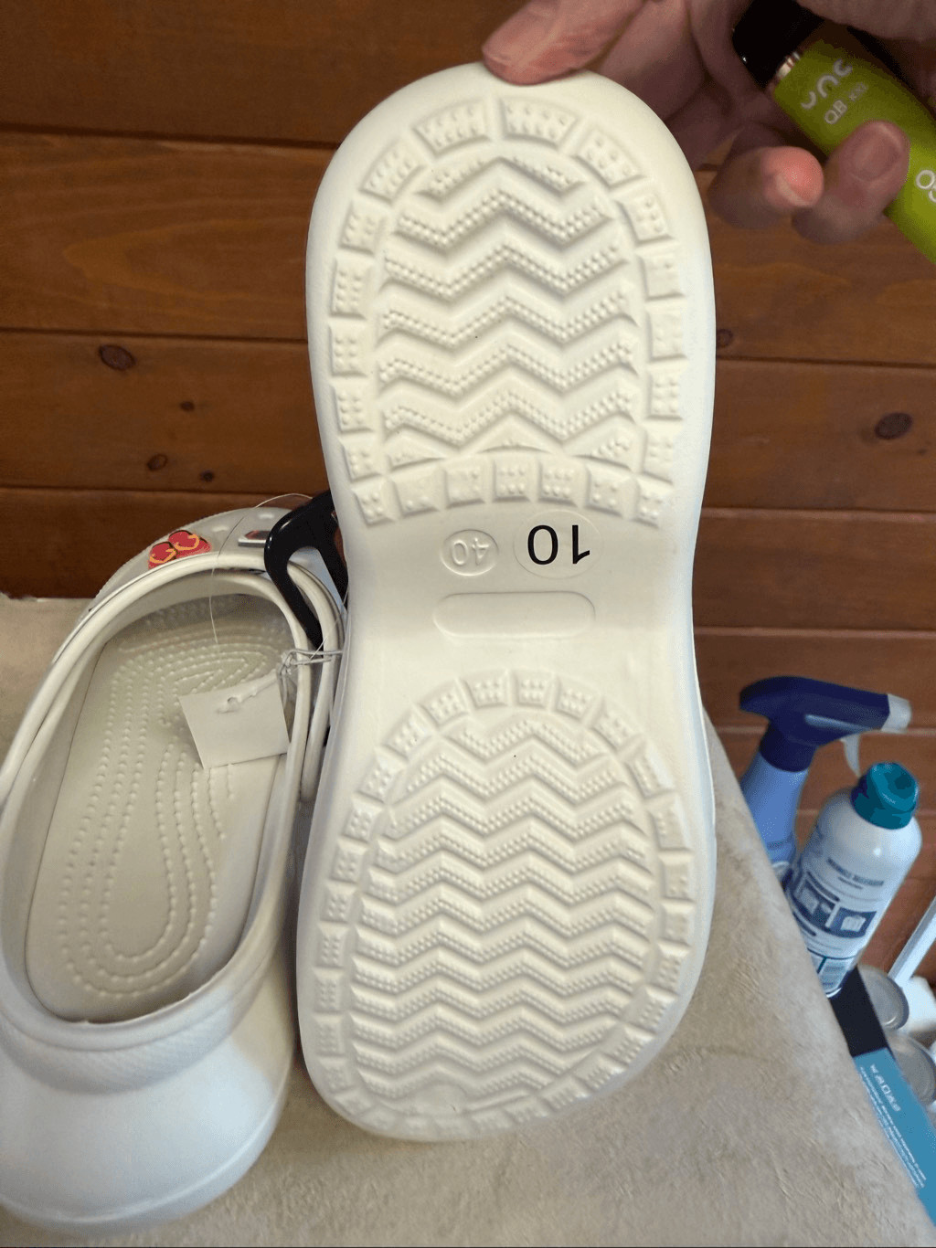 No Brand Womans Clogs/Slides white Sz 10 NWOT
