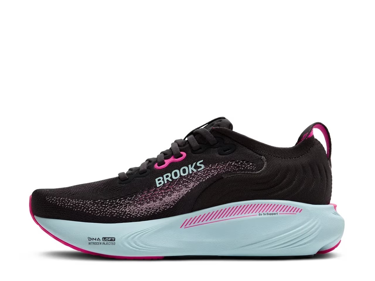 NEW ITEM! Brooks Women’s Adrenaline 25 Running Shoe Black/Pink Medium Size AUTH