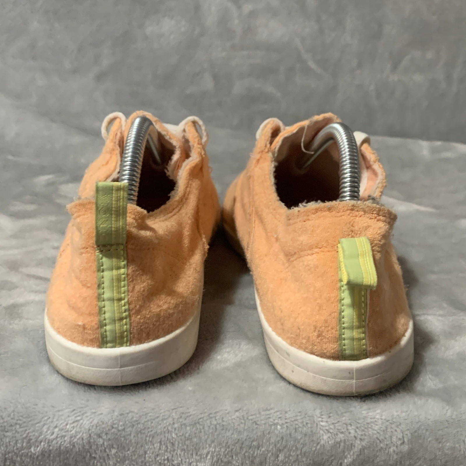 Vionic Beach Pismo Apricot Orange Terry Cloth Casual Sneakers Womens 11