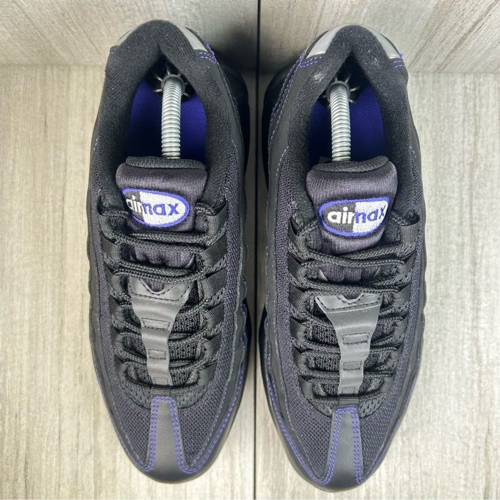 NEW Nike Air Max 95 Classic Black Persian Violet Sneakers Women’s Size 7 5.5Y
