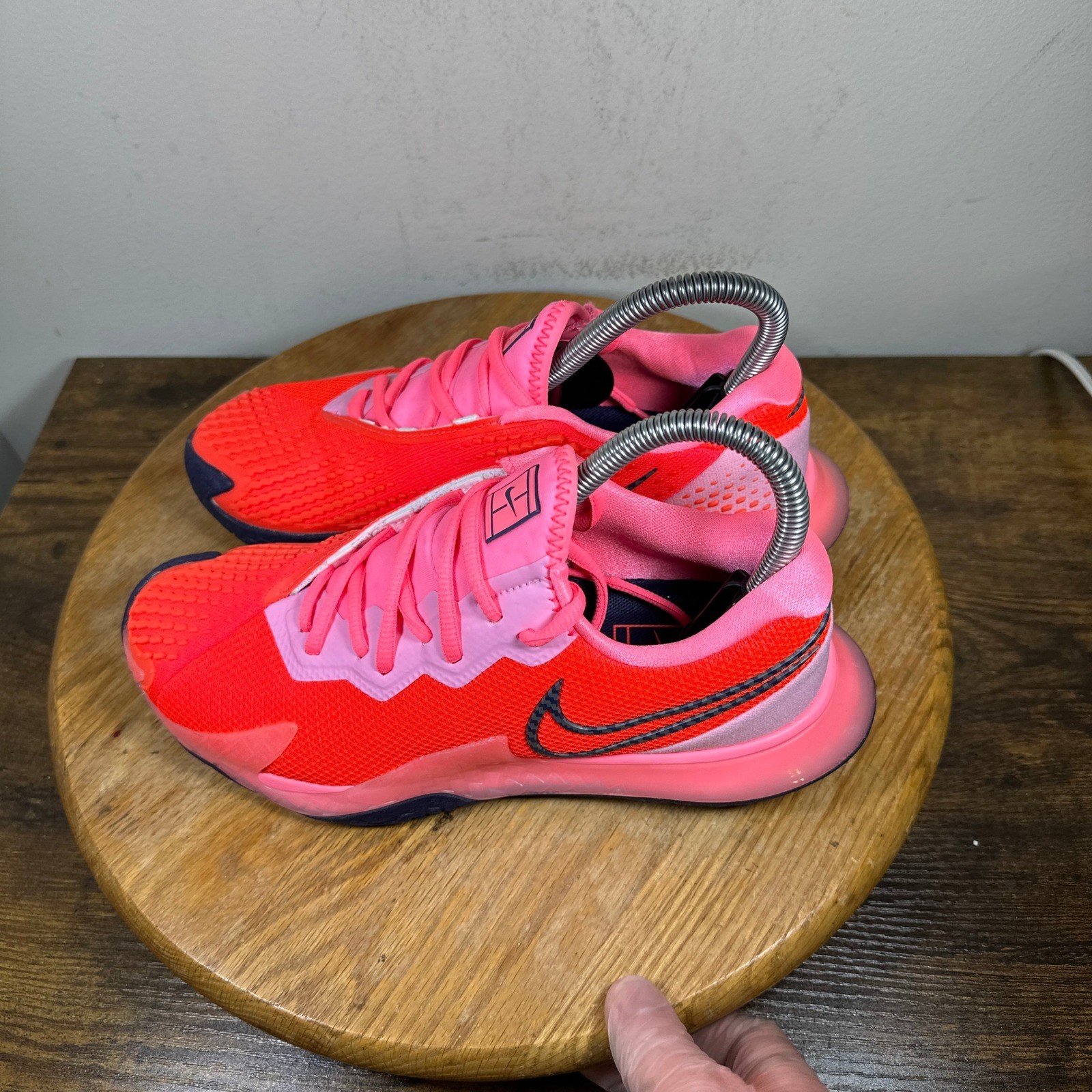 Nike Court Air Zoom Vapor Cage 4 Women Shoes Coral Pink Size 6.5 CD0431-604