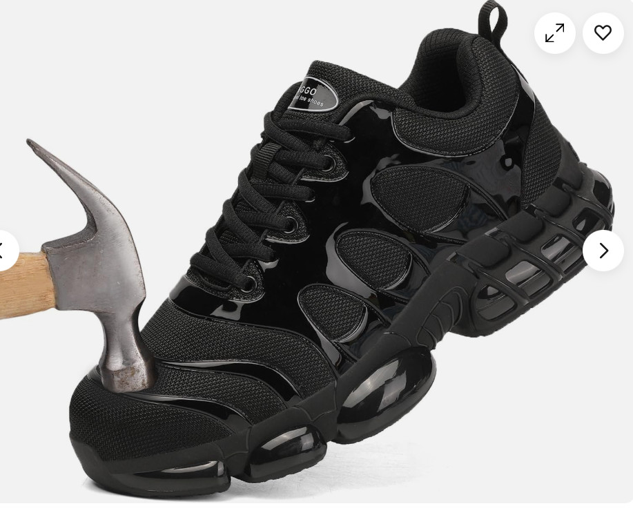 NEW LIANGGO Steel Toe Shoes for Men Women Composite Toe Safety Work Non Slip