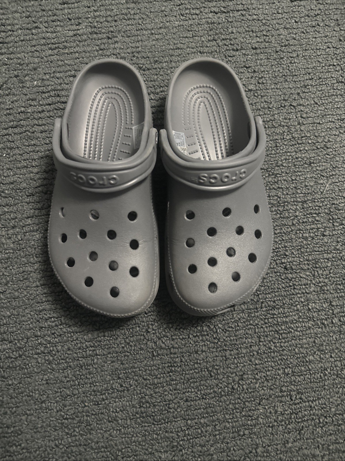 Crocs Unisex Classic Clog 10001-0DA Slate Grey Mens Size 6/Women’s 8