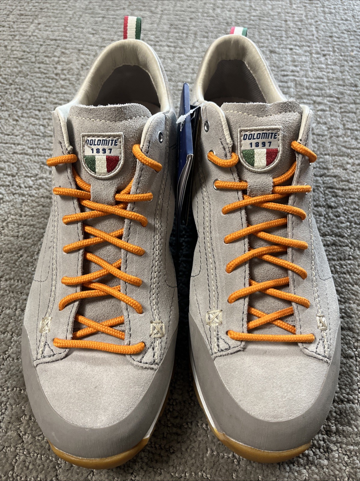 Dolomite Vibram Leather Suede Shoes Grey Unisex Sz EU 40 USL 9 UK 7