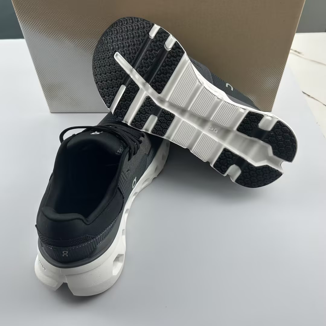 On Cloudrunner 2 Women’s Eclipse Black Lace Up Breathable Running Shoes US 6-9.5