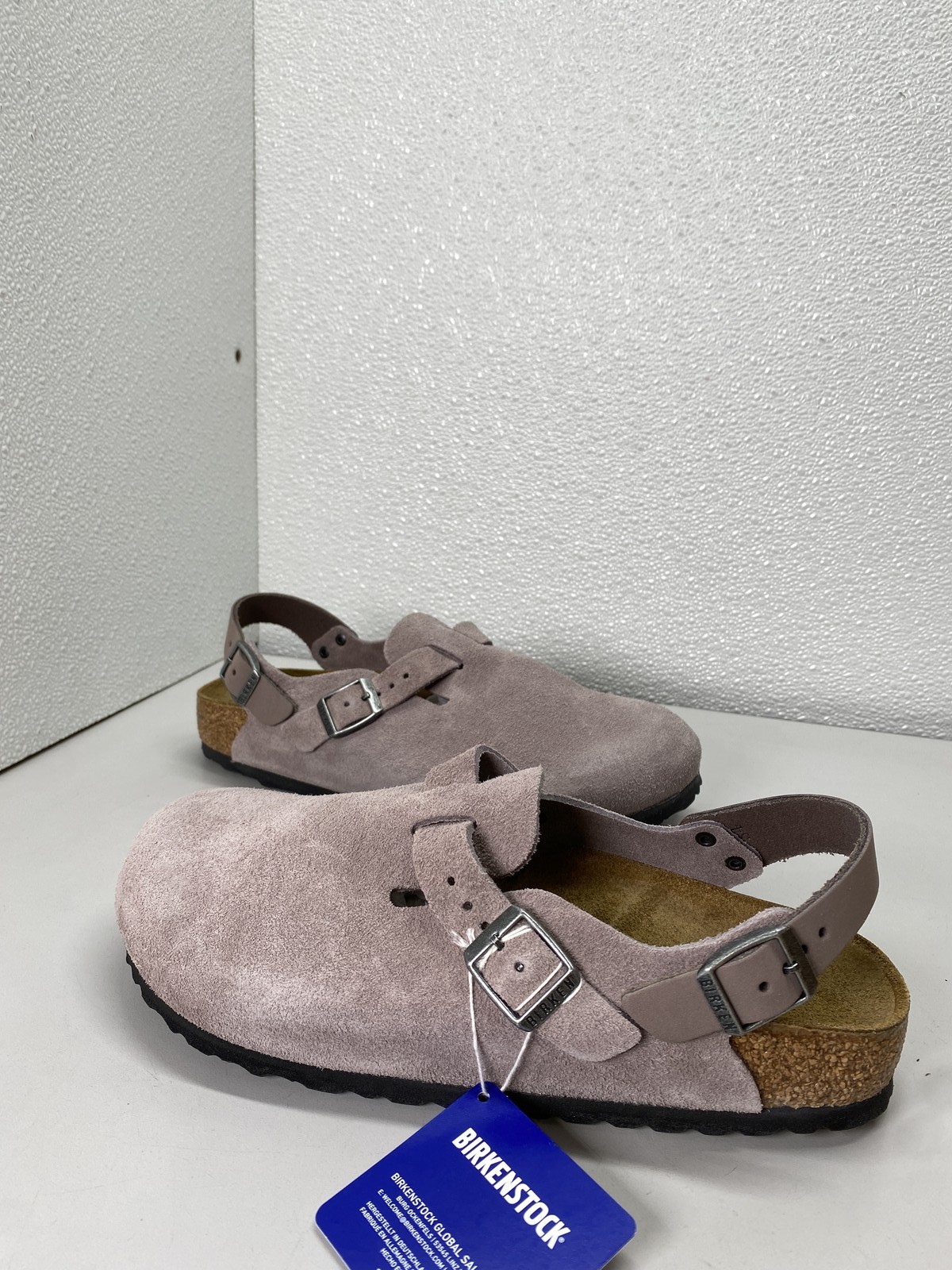 Birkenstock Unisex Tokio II Suede Leather Clogs Size L 9, M 7 Faded Purple