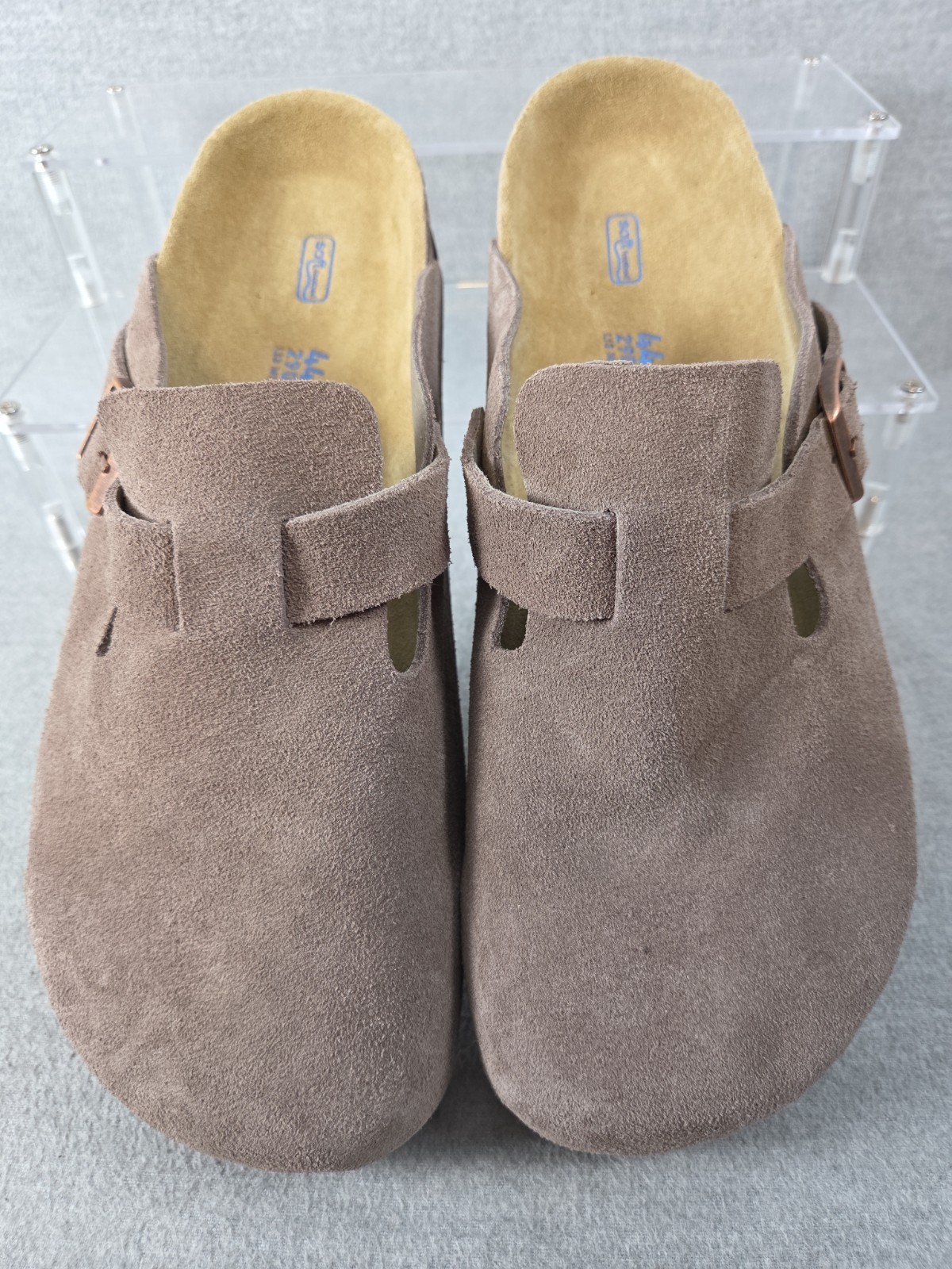 Birkenstock 44 Boston Soft Footbed Suede Clog Slip On Mens 11 Womens 13 NEW