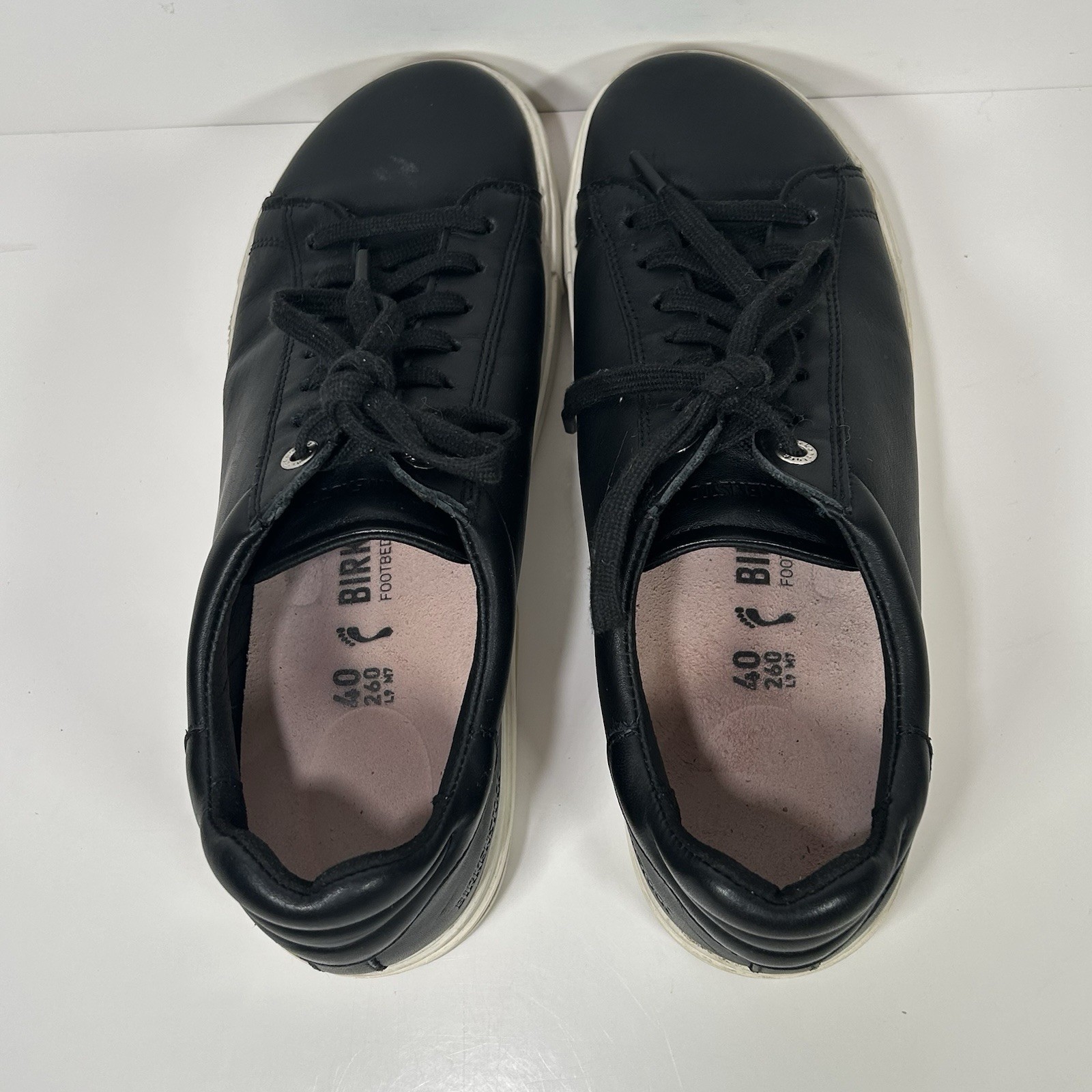 Birkenstock Bend Low Shoes Unisex 40 L9 M7 Narrow Comfort Sneaker Black Leather