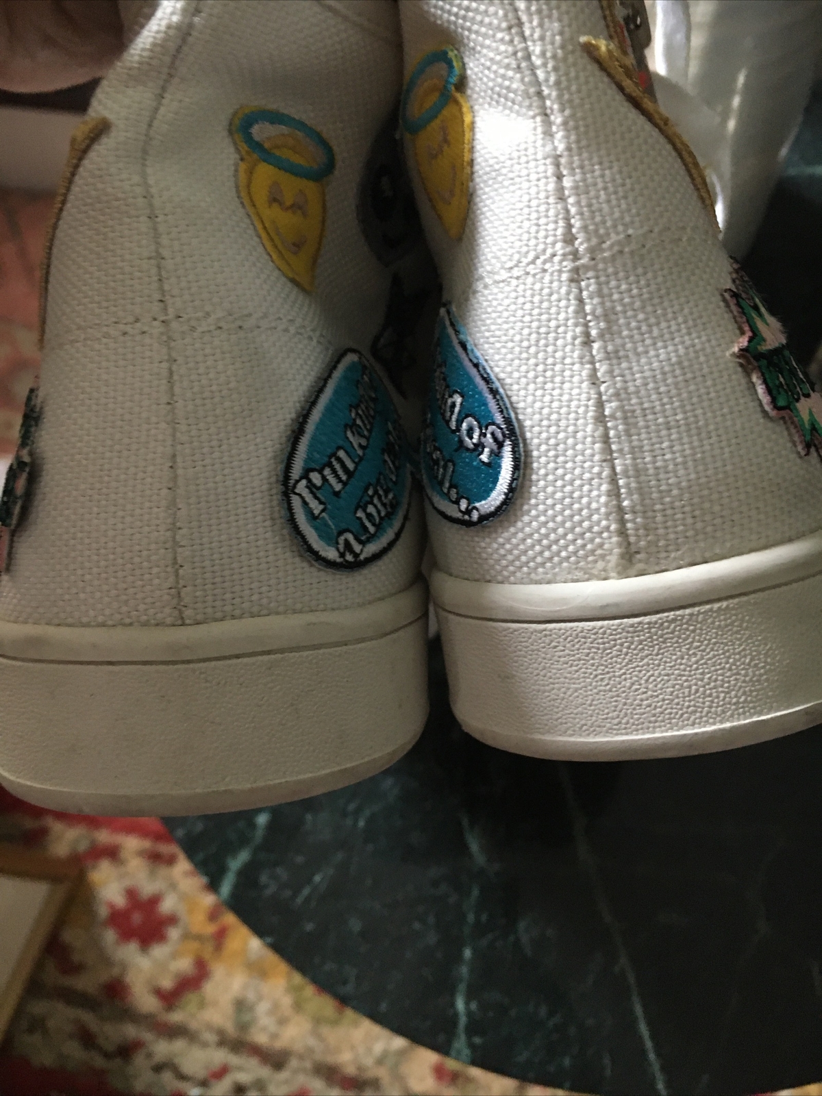 Cobrah Hi Top Emoji Sneakers Size 10
