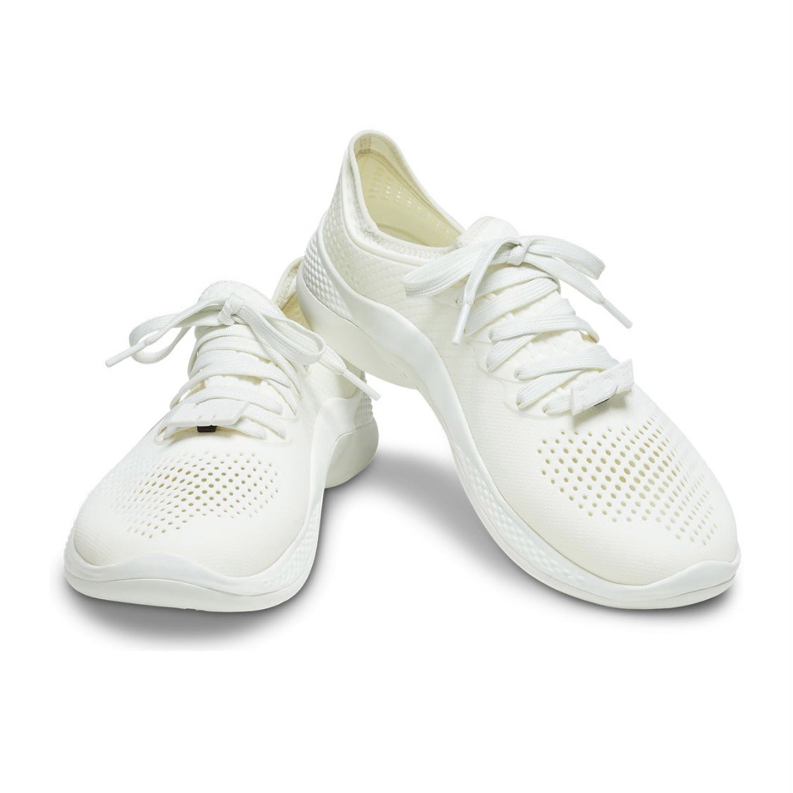 NEW Crocs Women’s Size 9 Sneakers Literide 360 Pacer Shoes Walking Almost White