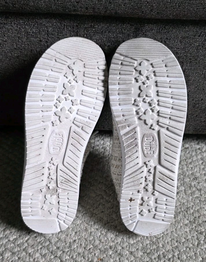 Hey Dude Wendy Slip Surf Baja Tan/Multi Scuffs Women’s 8