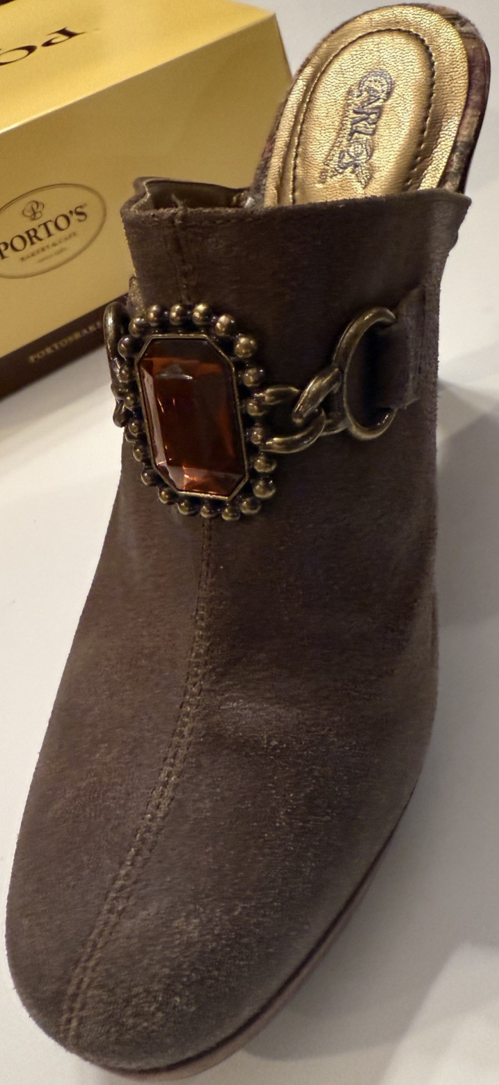 Carlos by Carlos Santana Deputy Clogs Size 8M Made in Brazil