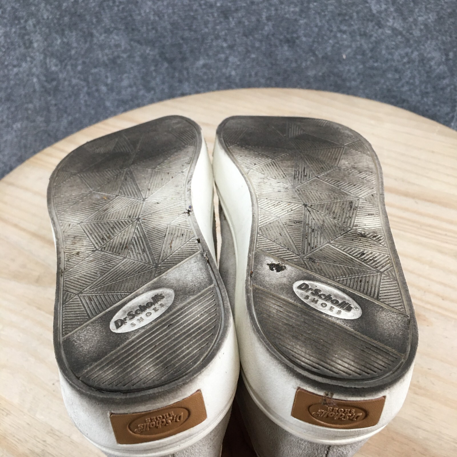 Dr. Scholls Shoes Womens 7M Nova Slip On Sneakers Gray Fabric Perforated Comfort