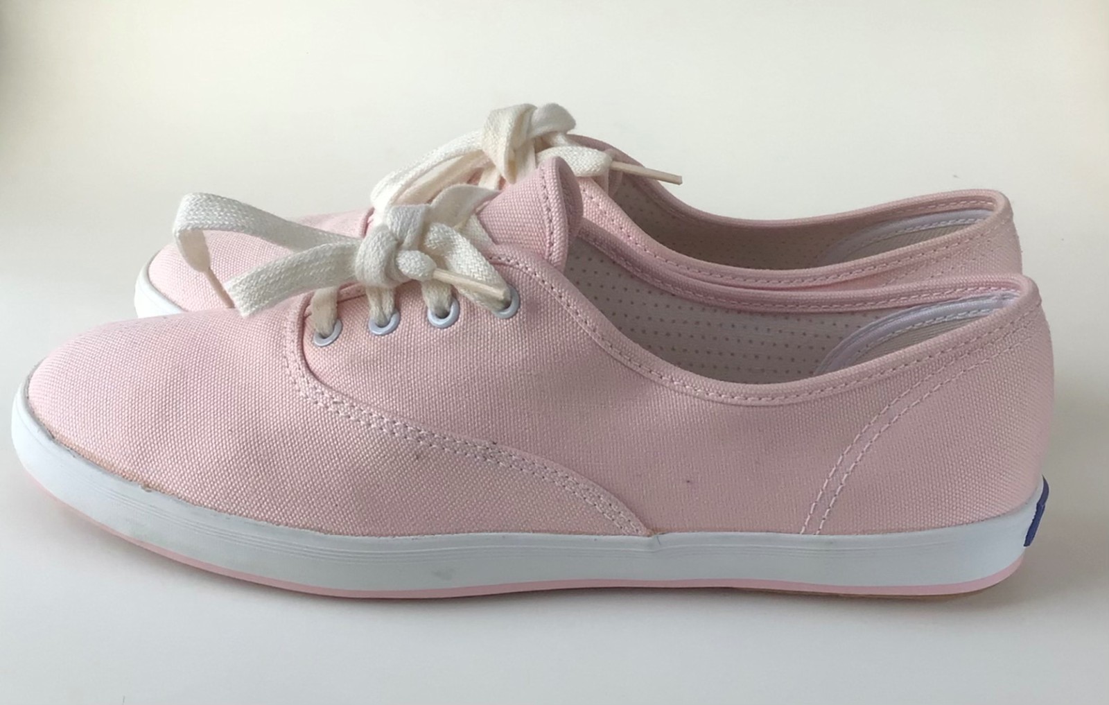 KEDS Champion Casual Lace Up Canvas Sneakers, Pink Coral (Size 8)
