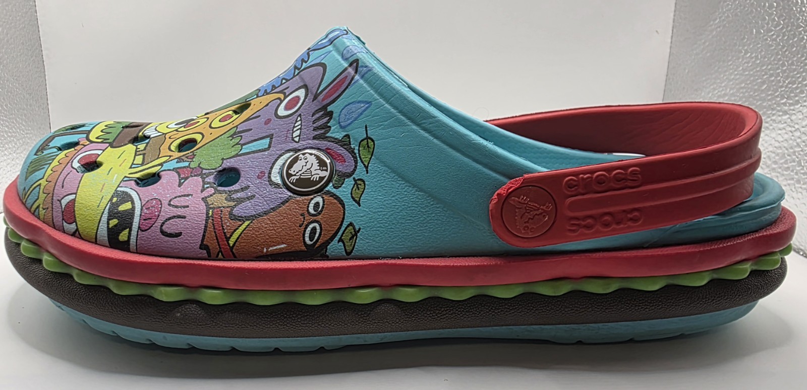 Crocs Jon Burgerman Burger Clogs Limited Edition Graphic Men’s 7 Women’s 9 RARE