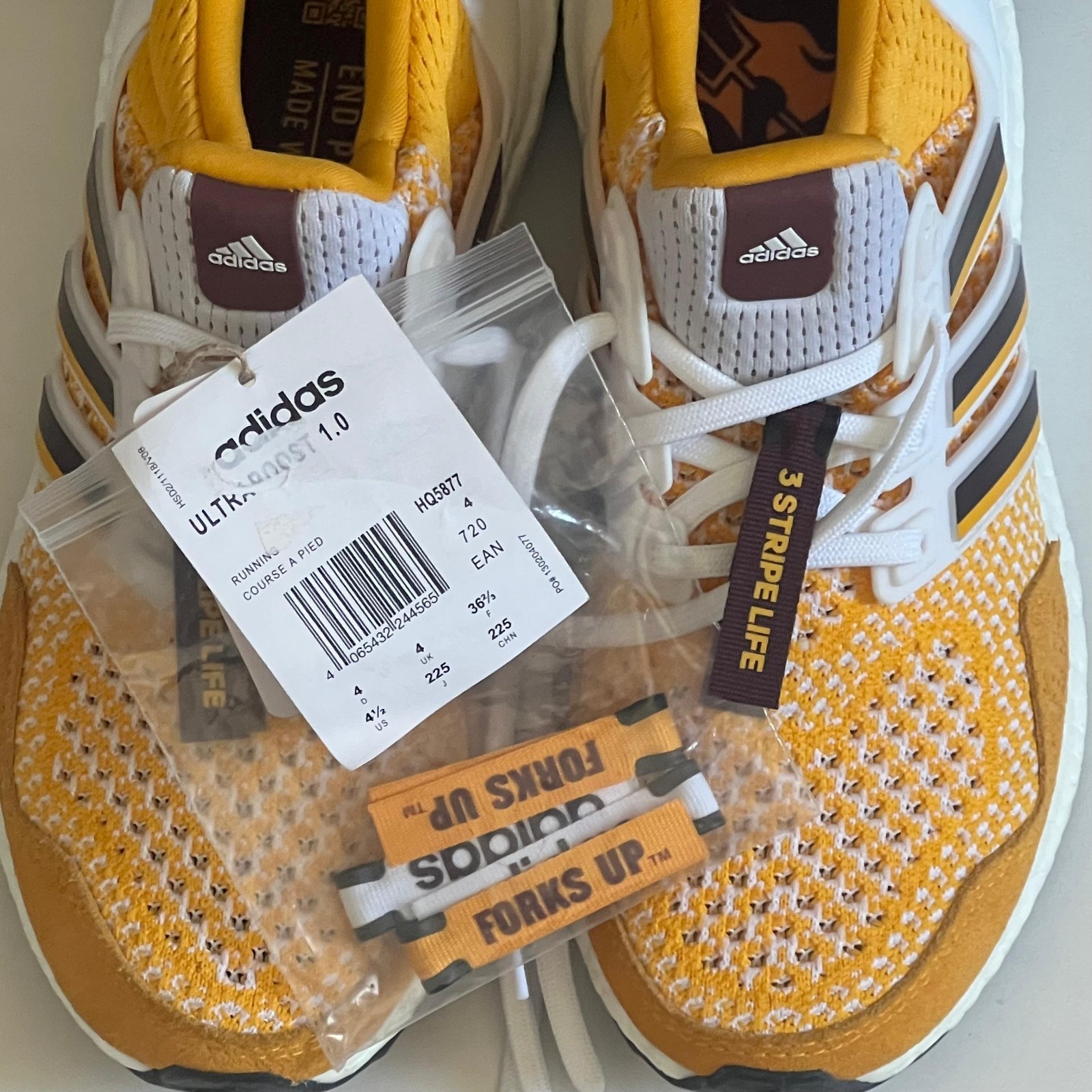 Size 4.5 – NCAA x adidas UltraBoost 1.0 Arizona State Sun Devils