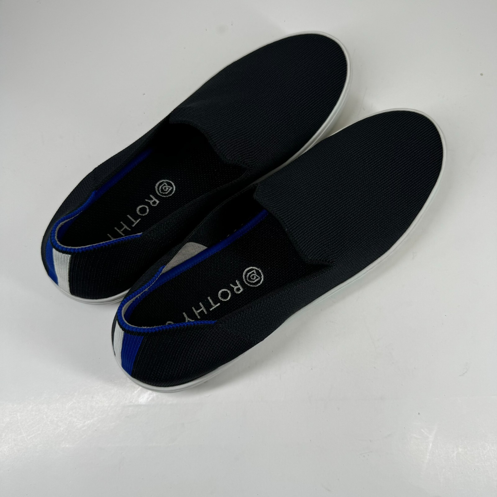 Rothy’s The Original Women’s US 11 Black Knit Comfort Casual Slip-On Sneaker