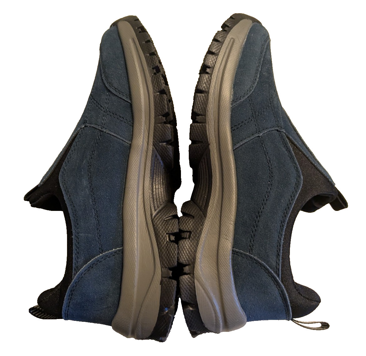 Outdoor Sport, Women’s, Casual, Leather Slip On Shoes, Blue, Size 8, New